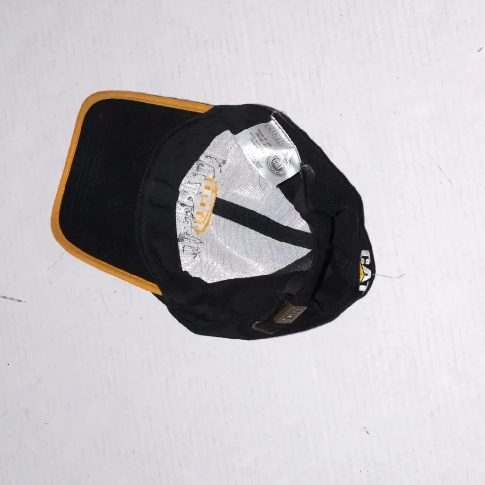 Caterpillar Black Adjustable Baseball Cap  OS - Picture 4 of 4